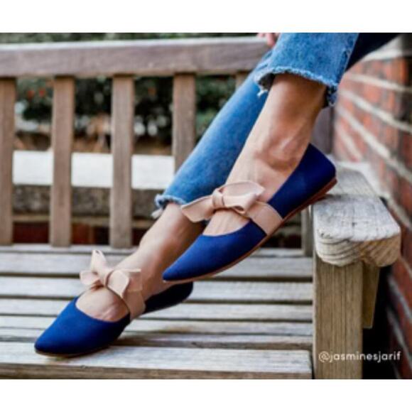 Rothy's The Slip-On Mary Jane Flat in Sapphire Deep Blue Size W6.5 - Picture 3 of 11